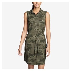 Eddie Bauer Departure Shirt Dress - Camo XL